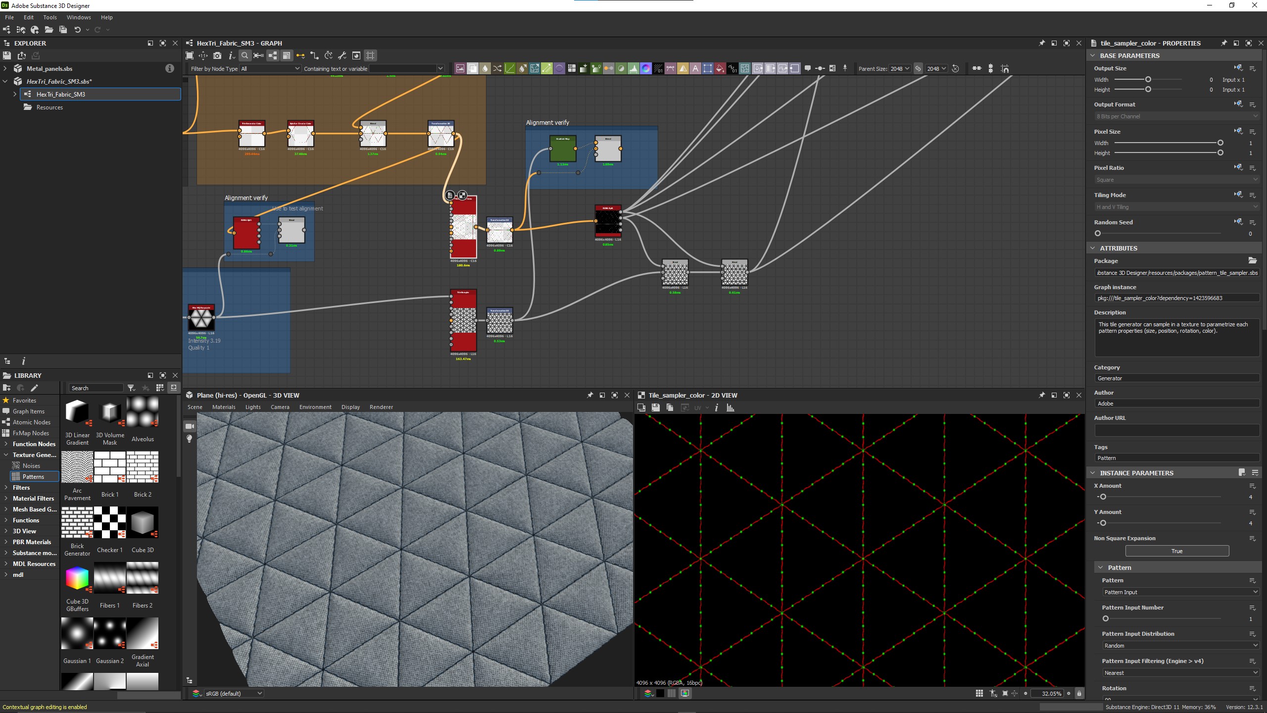 Substance Fabric wip