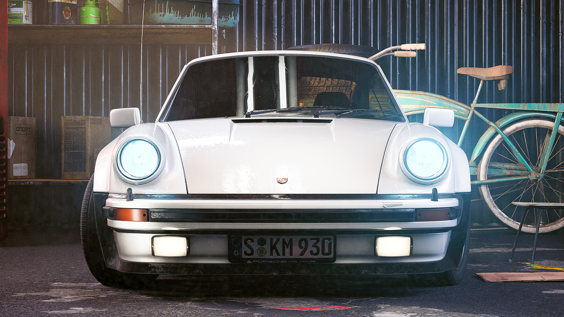 Vintage Garage Front