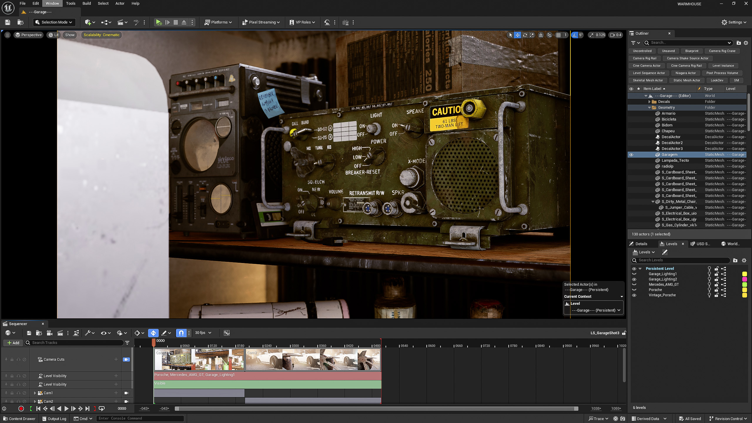 Unreal Vintage Garage