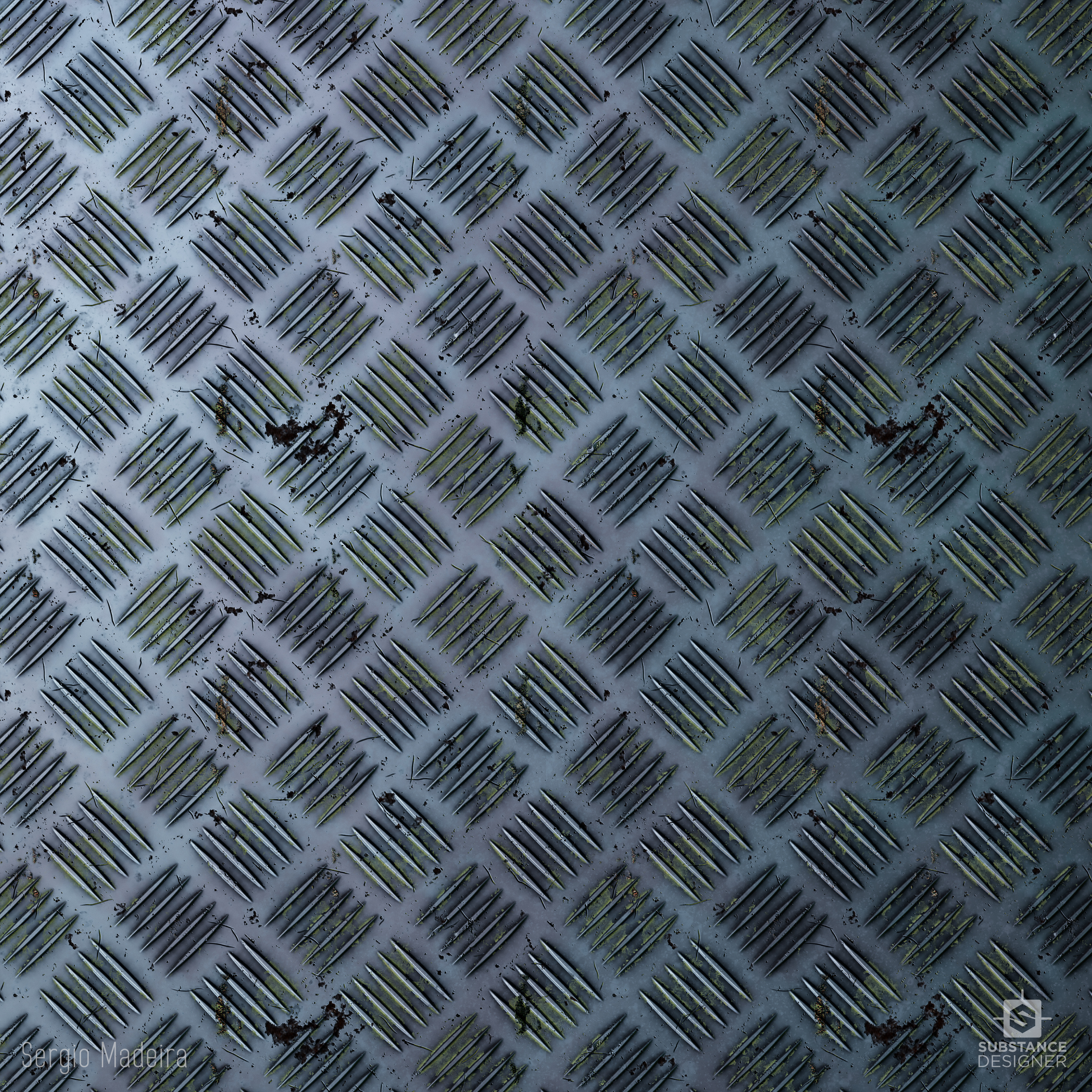 Simple metal panel Material