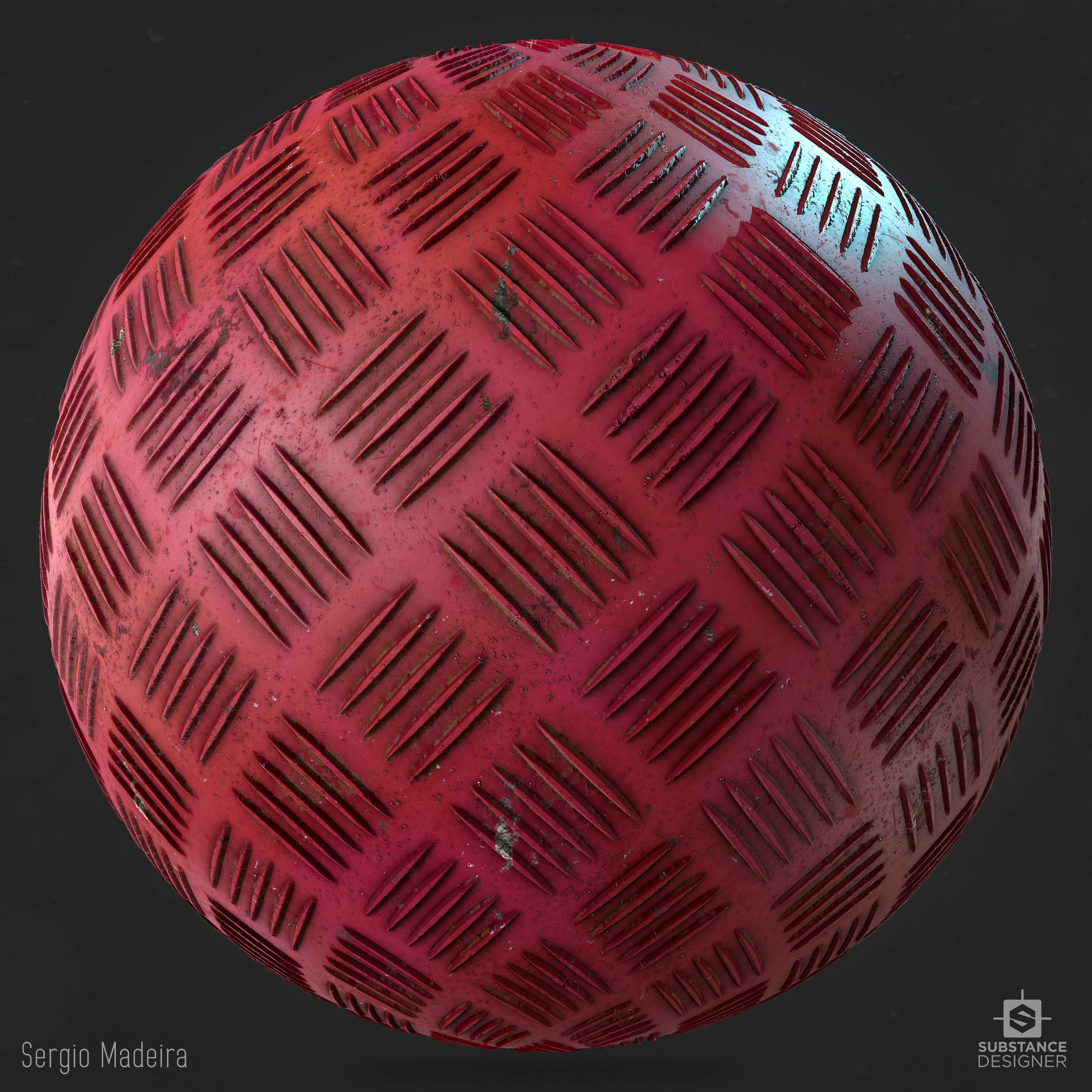 Simple metal panel Material