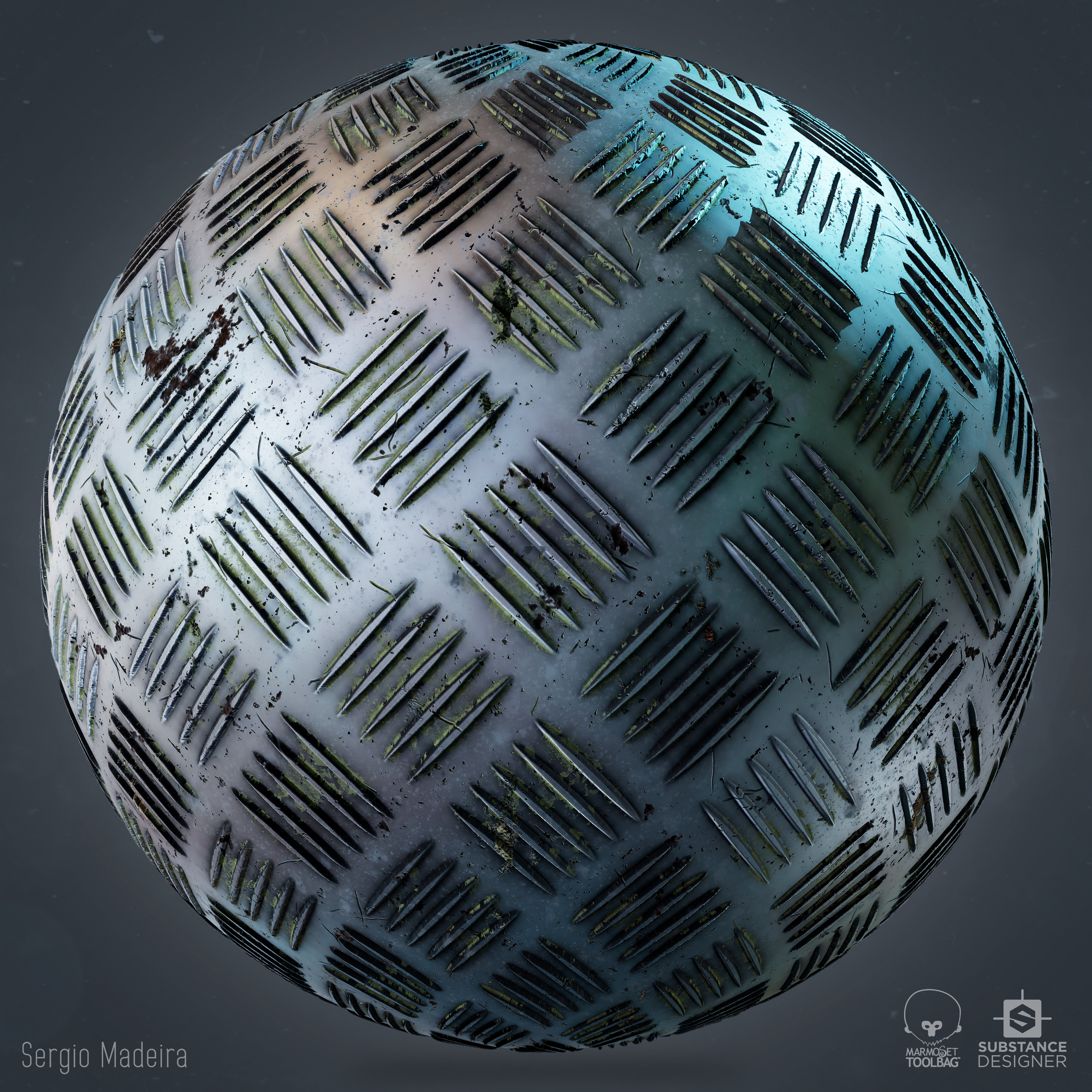 Simple metal panel Material